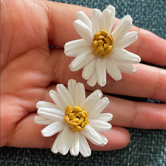 Colorful Earring Set with Floral and Geometric Designs - Picture 2 of 10